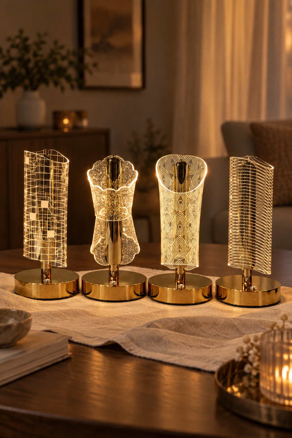 Dekoratif Led Masa Lambası