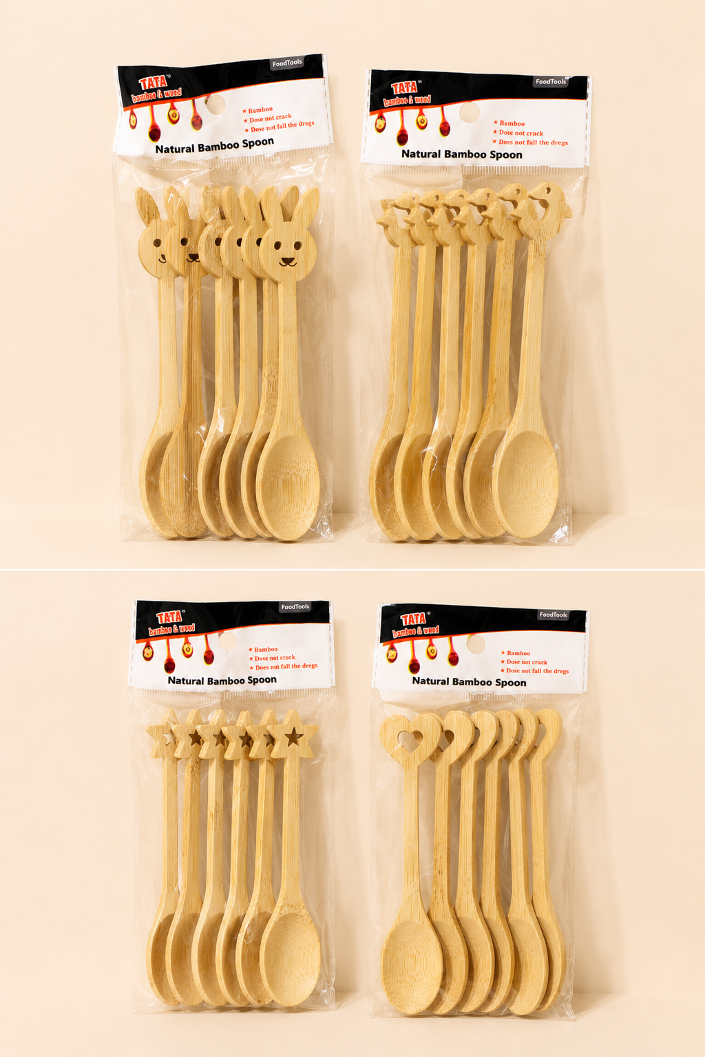 Ahşap 6'lı Çay Kaşığı KOD:TUTKU-3406
