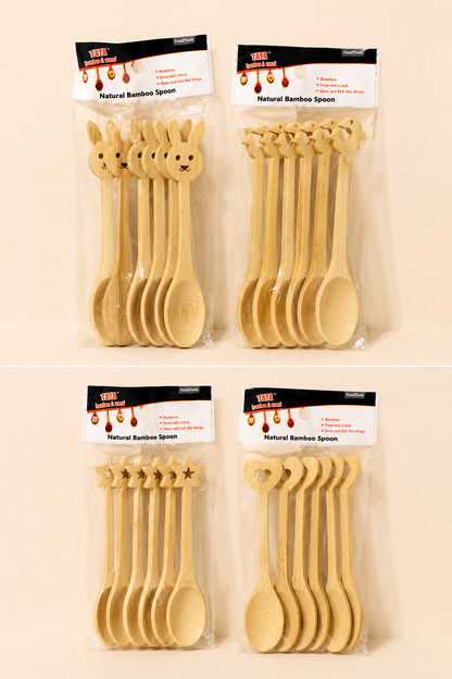 Ahşap 6'lı Çay Kaşığı KOD:TUTKU-3406