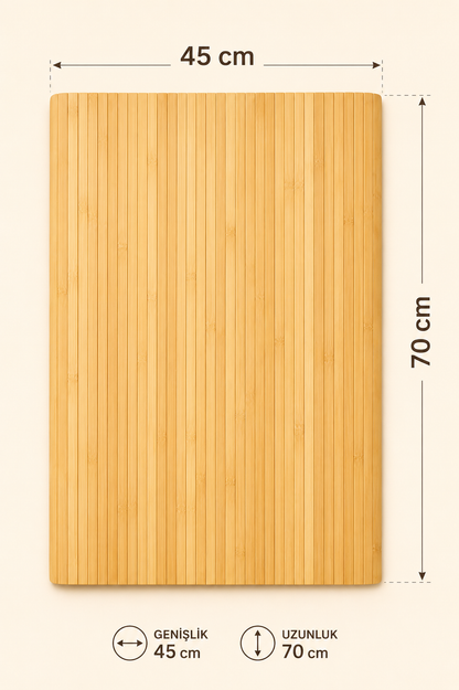 Bambu Zemin Matı 45X70CM KOD:TUTKU-3381