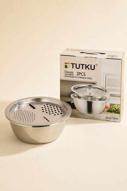 26 Cm Hazneli Çelik Rende KOD: TUTKU-3270