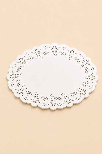 Oval Sunum Dantel Kağıt 16*23 Cm KOD:TUTKU-3482