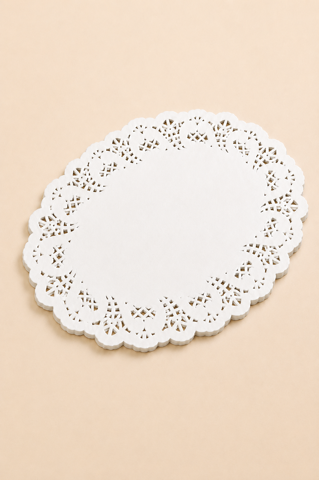 Oval Sunum Dantel Kağıt 19*26 Cm KOD:TUTKU-3483