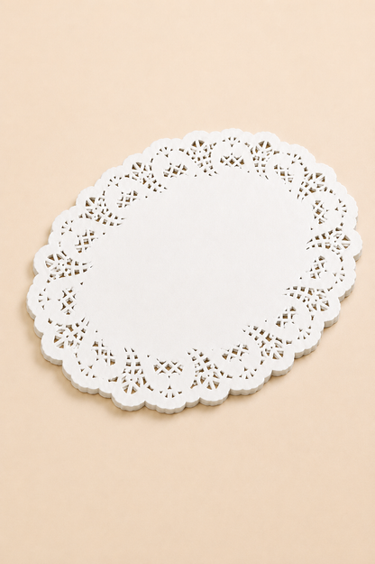 Oval Sunum Dantel Kağıt 19*26 Cm KOD:TUTKU-3483