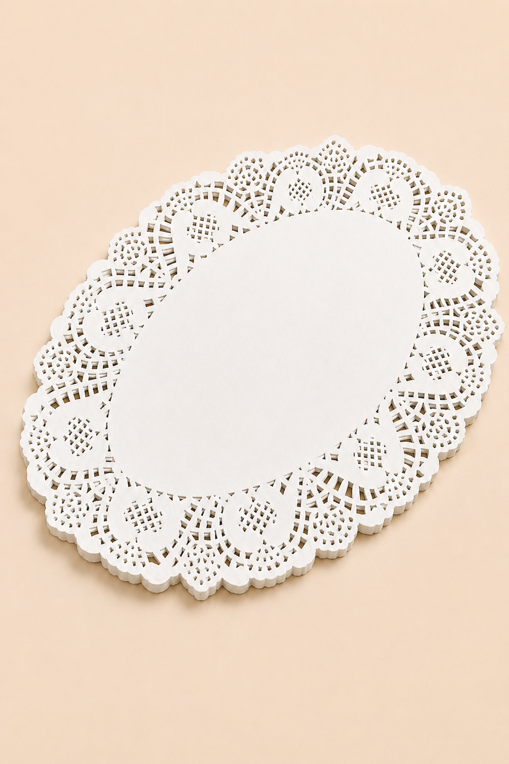 Oval Sunum Dantel Kağıt 21*32 Cm KOD:TUTKU-3484