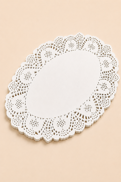Oval Sunum Dantel Kağıt 21*32 Cm KOD:TUTKU-3484
