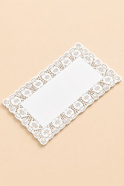 Dikdörtgen Sunum Dantel Kağıt 17*34 Cm KOD:TUTKU-3487