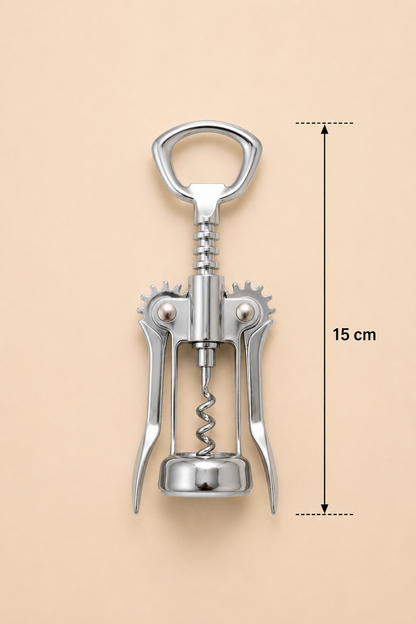 Metal Tirbuşon Şişe Açacağı KOD: TUTKU-3472