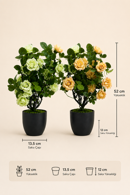 Saksılı Yapay Çiçek Büyük KOD: TUTKU-3490
