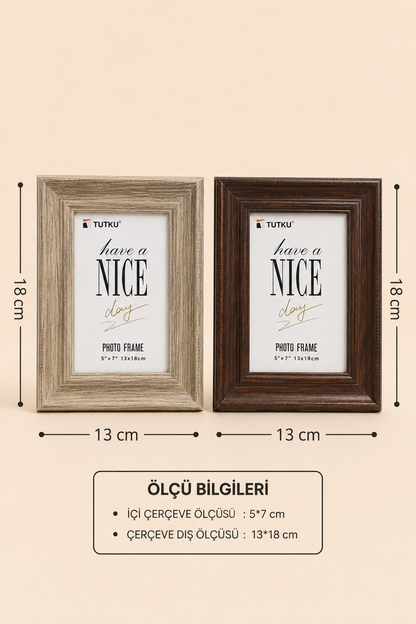 Ahşap Kalın Çerçeve 13*18 KOD:TUTKU-3463