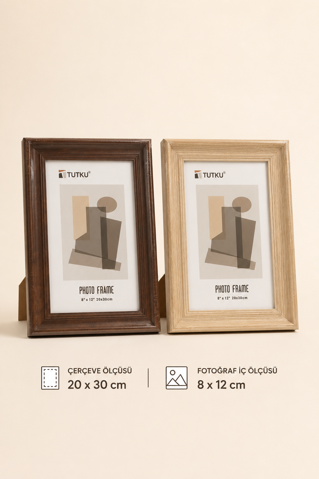 Ahşap Kalın Çerçeve 20*30 KOD:TUTKU-3465
