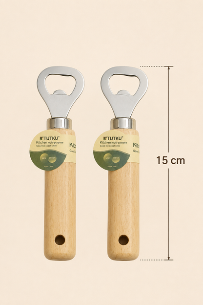 Ahşap Saplı Çelik Açacak KOD: TUTKU-3505