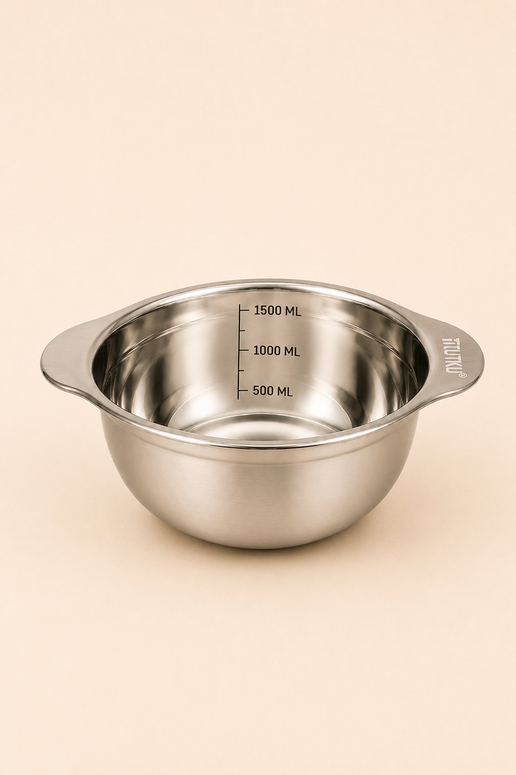Paslanmaz Çelik 1,5 Litre Ölçü Kabı 23 Cm KOD: TUTKU-3516