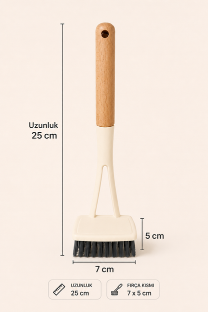 Ahşap Saplı Fırça Geniş 27 Cm KOD: TUTKU-3557