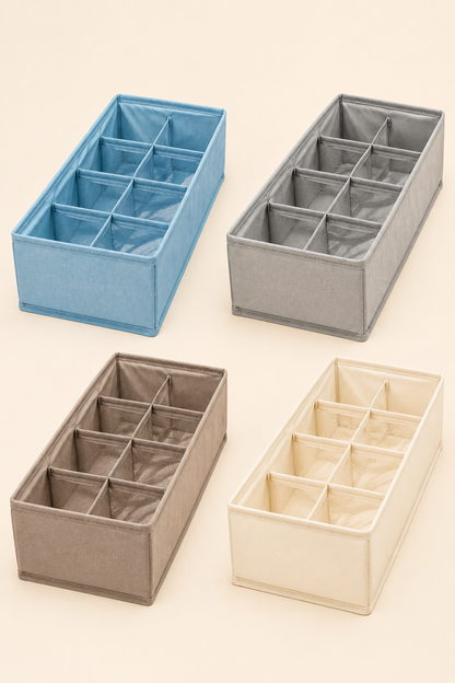 8 Bölmeli Bez Organizer 32x15x10 Cm KOD: TUTKU-1973