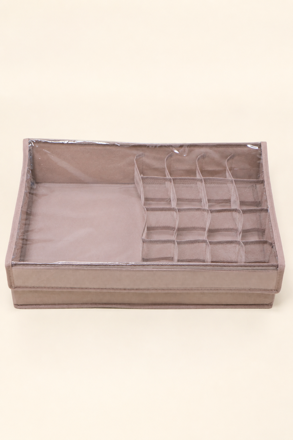 17 Bölmeli Kapak Bez Organizer 43x28x11 Cm KOD: TUTKU-1982