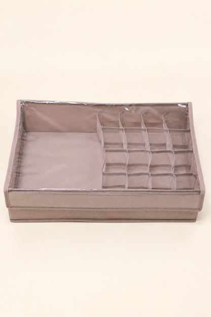 17 Bölmeli Kapak Bez Organizer 43x28x11 Cm KOD: TUTKU-1982