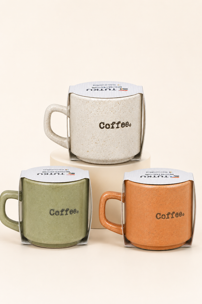 Seramik Stackable Tekli Kupa KOD: 001657