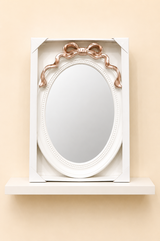 Dekoratif Duvar Aynası Oval (54x42 Cm) KOD: TUTKU-3240