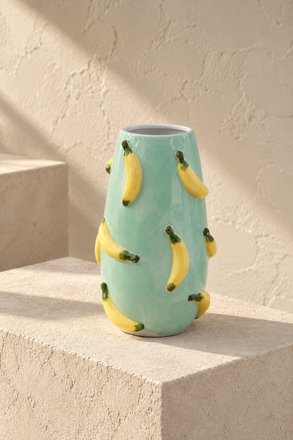 Banana Seramik Vazo 26 Cm *45768 KOD: TUTKU-4007