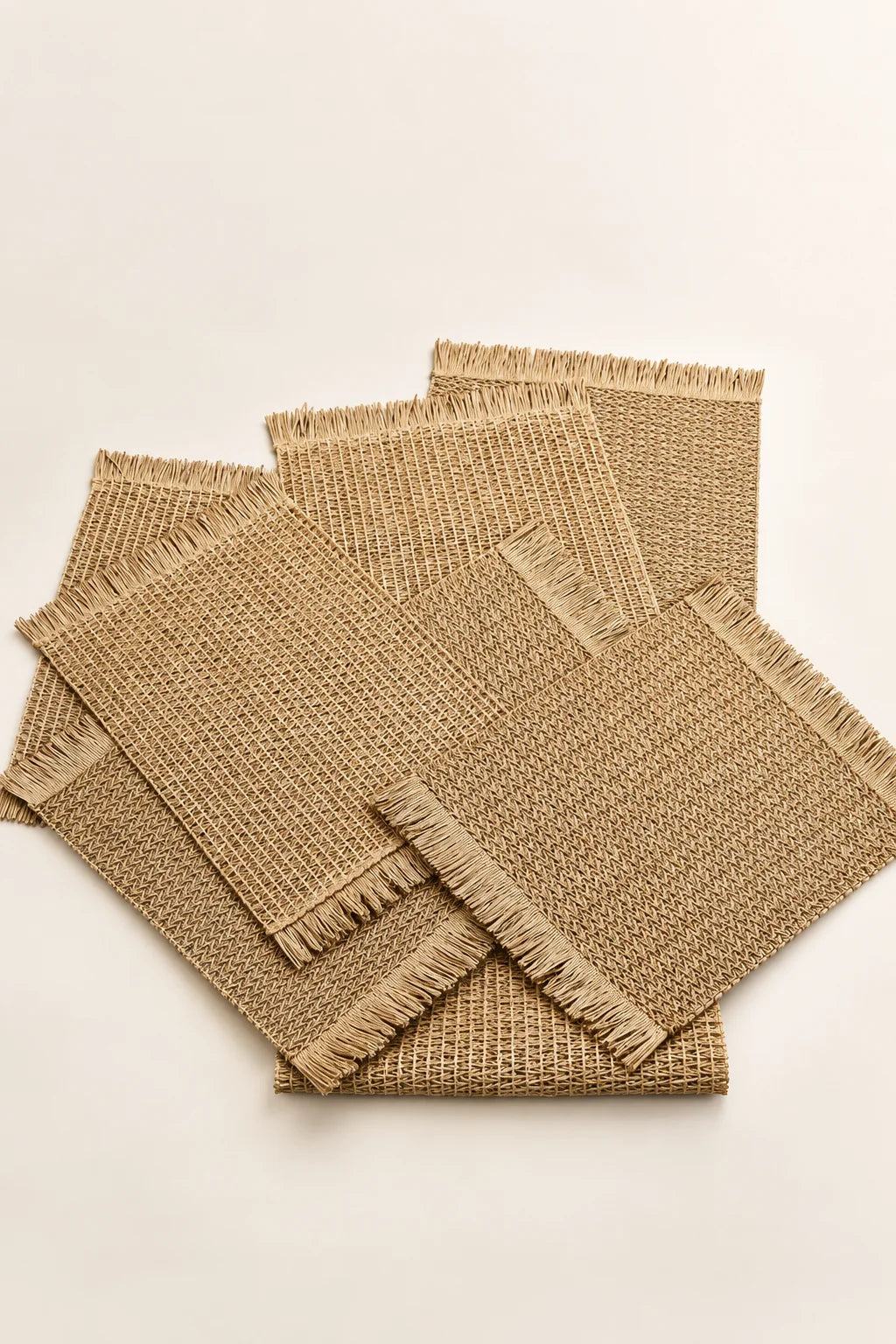 7 Parça Hasır Runner Örtü Set *45938* KOD: TUTKU-3802