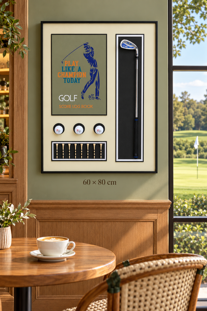 Golf Temalı Kabartmalı 3D Dekoratif Tablo *45927*6* TUTKU-3930