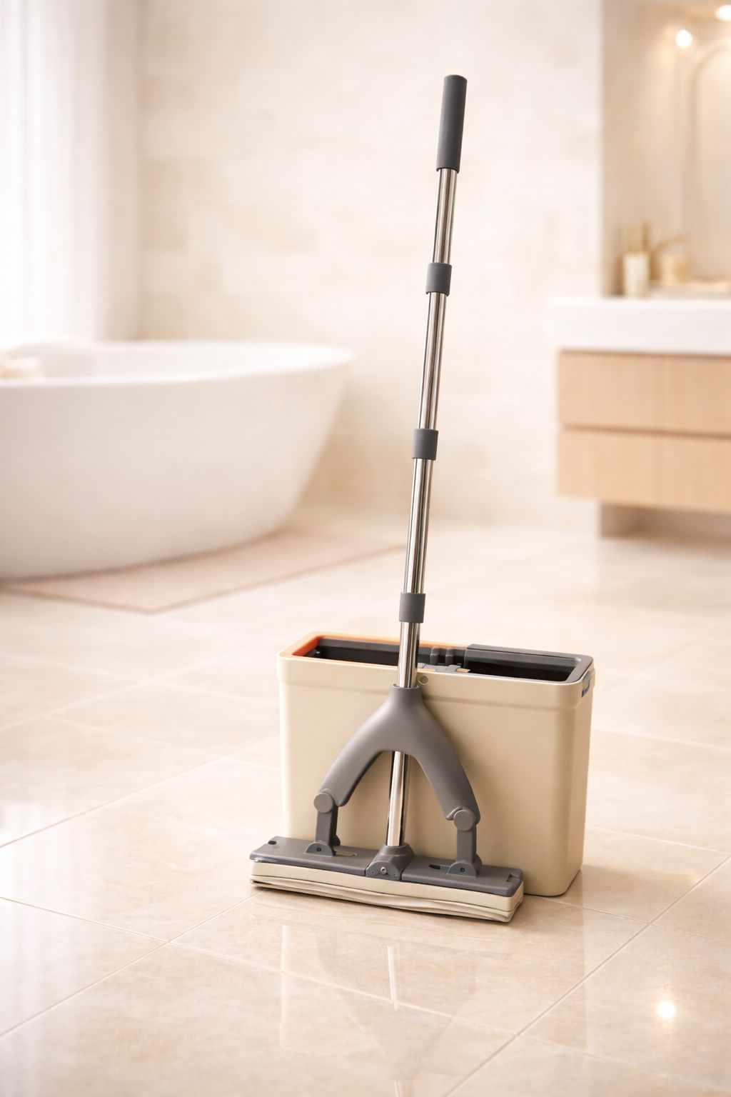 Süngerli Sıkmalı Slim Mop KOD: TUTKU-1425