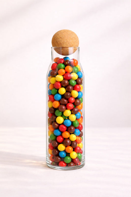 1250 Ml Mantar Kapaklı Cam Kavanoz - 26 Cm  KOD: JML-A-RM028