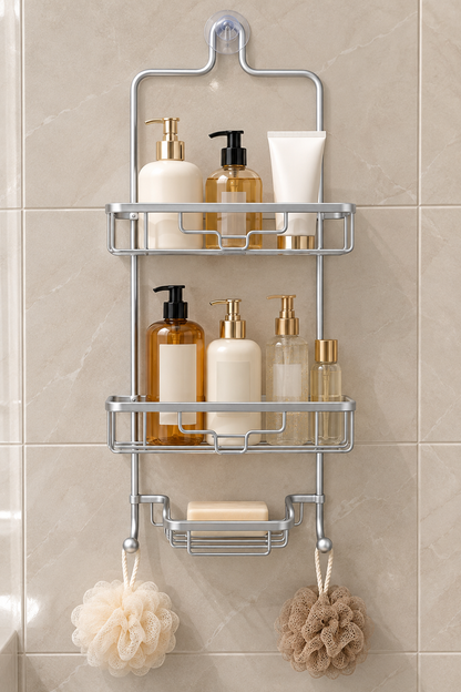 Alüminyum Banyo Rafı 3 katlı  KOD: TUTKU-3576