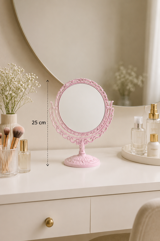 25 Cm Ayaklı Masaüstü Plastik Ayna KOD: TUTKU-487