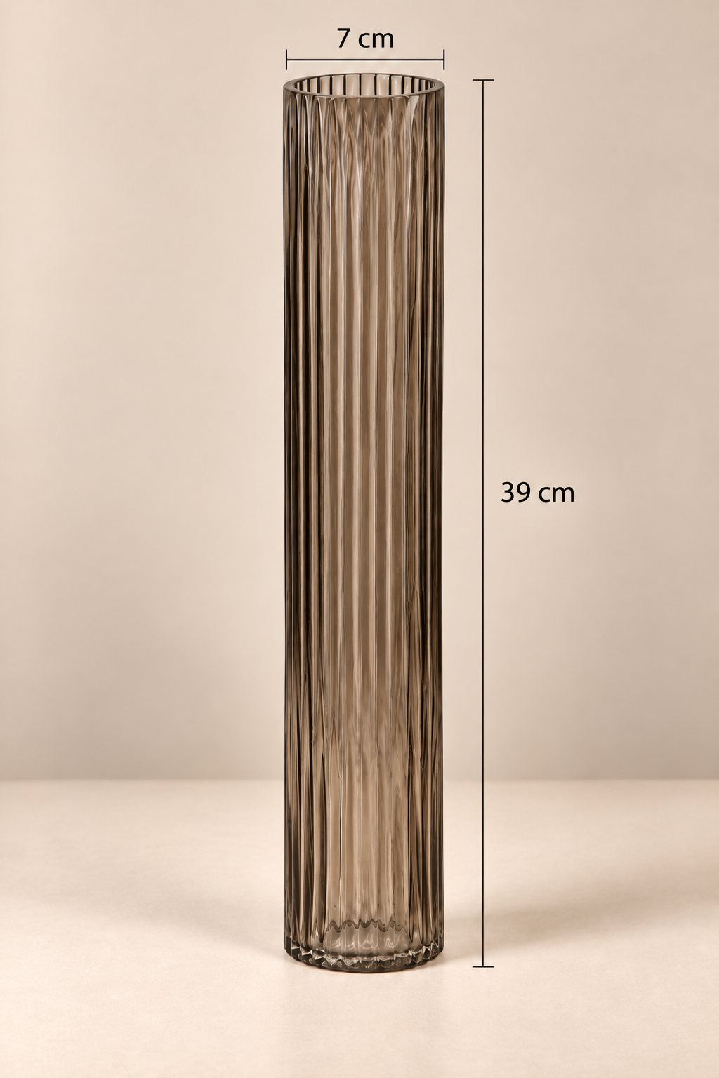 Renkli Cam Uzun Vazo - 39 cm ROLYF.BYK*MV-2888* 16*