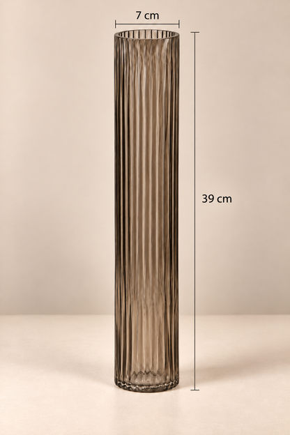 Renkli Cam Uzun Vazo - 39 cm ROLYF.BYK*MV-2888* 16*