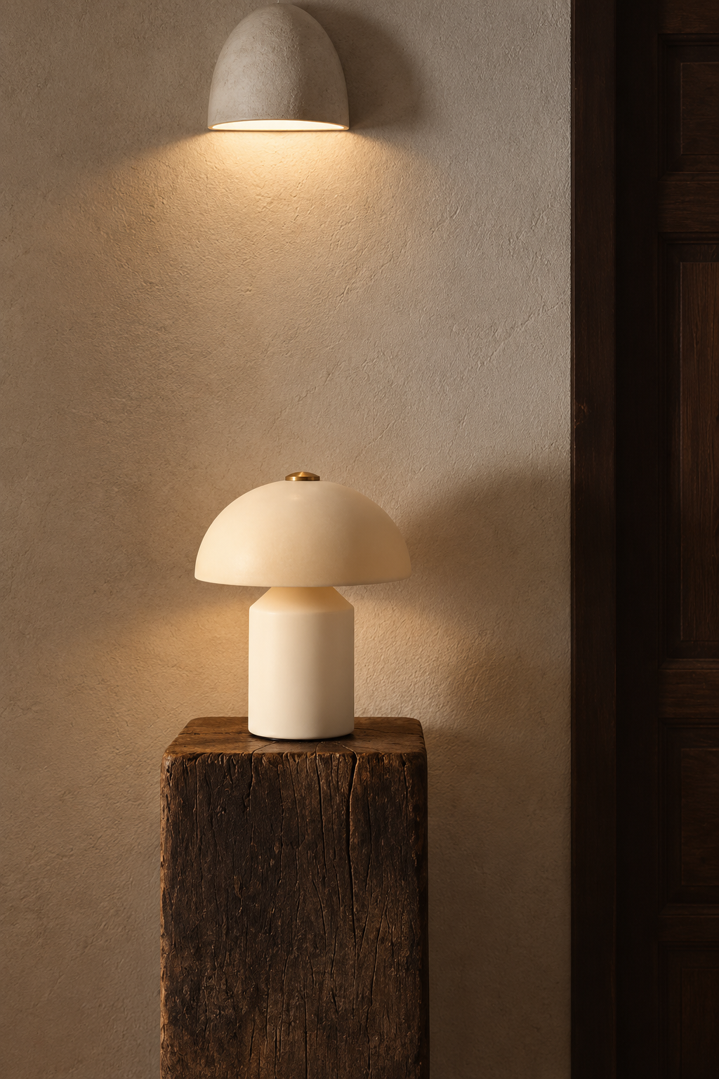Dekoratif Led Masa Lambası Mantar 20 cm *45678*12* TUTKU-3980