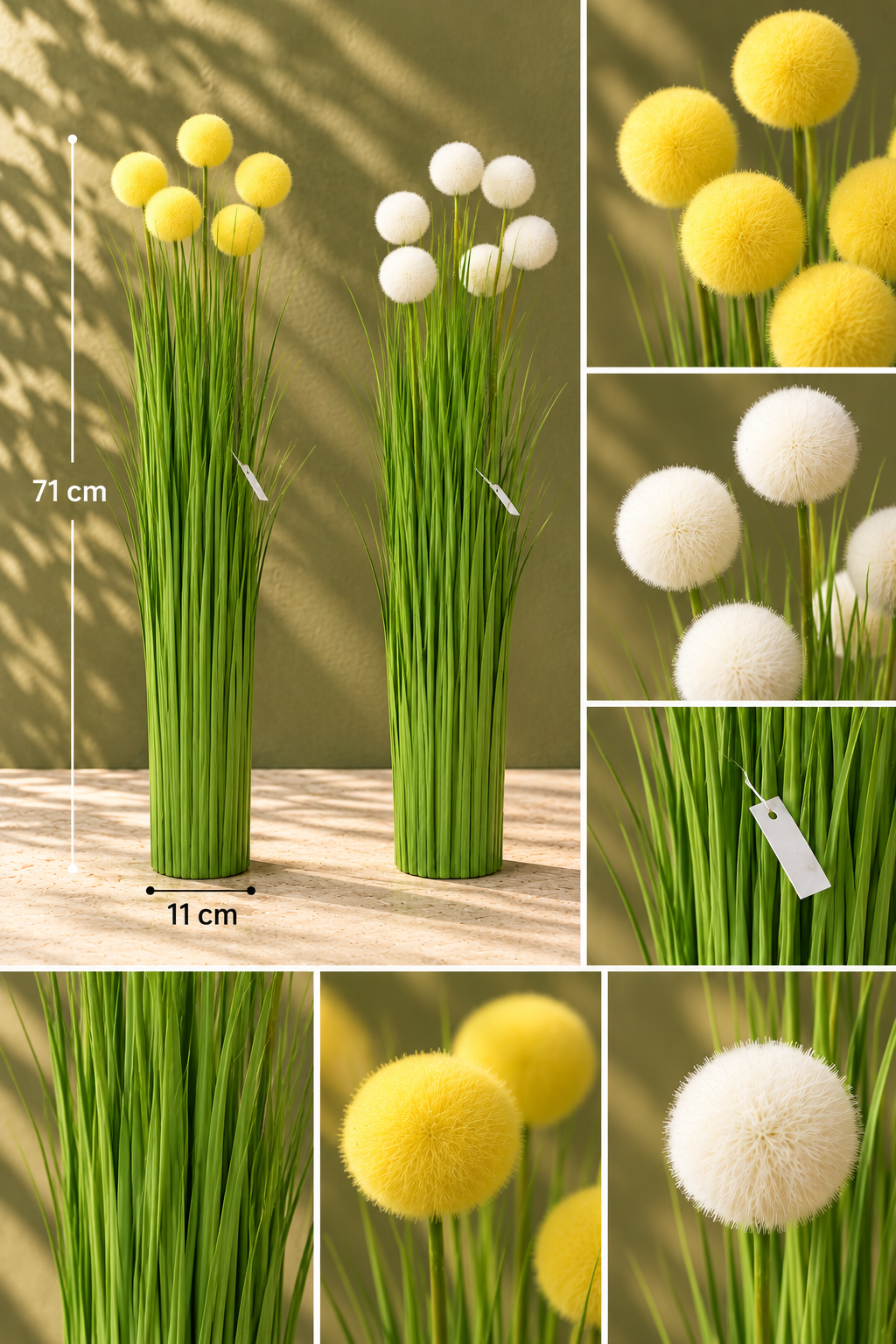 Sazlıklı Yapay Çiçek - 71 cm PKT:10*46059*30* TUTKU-3984