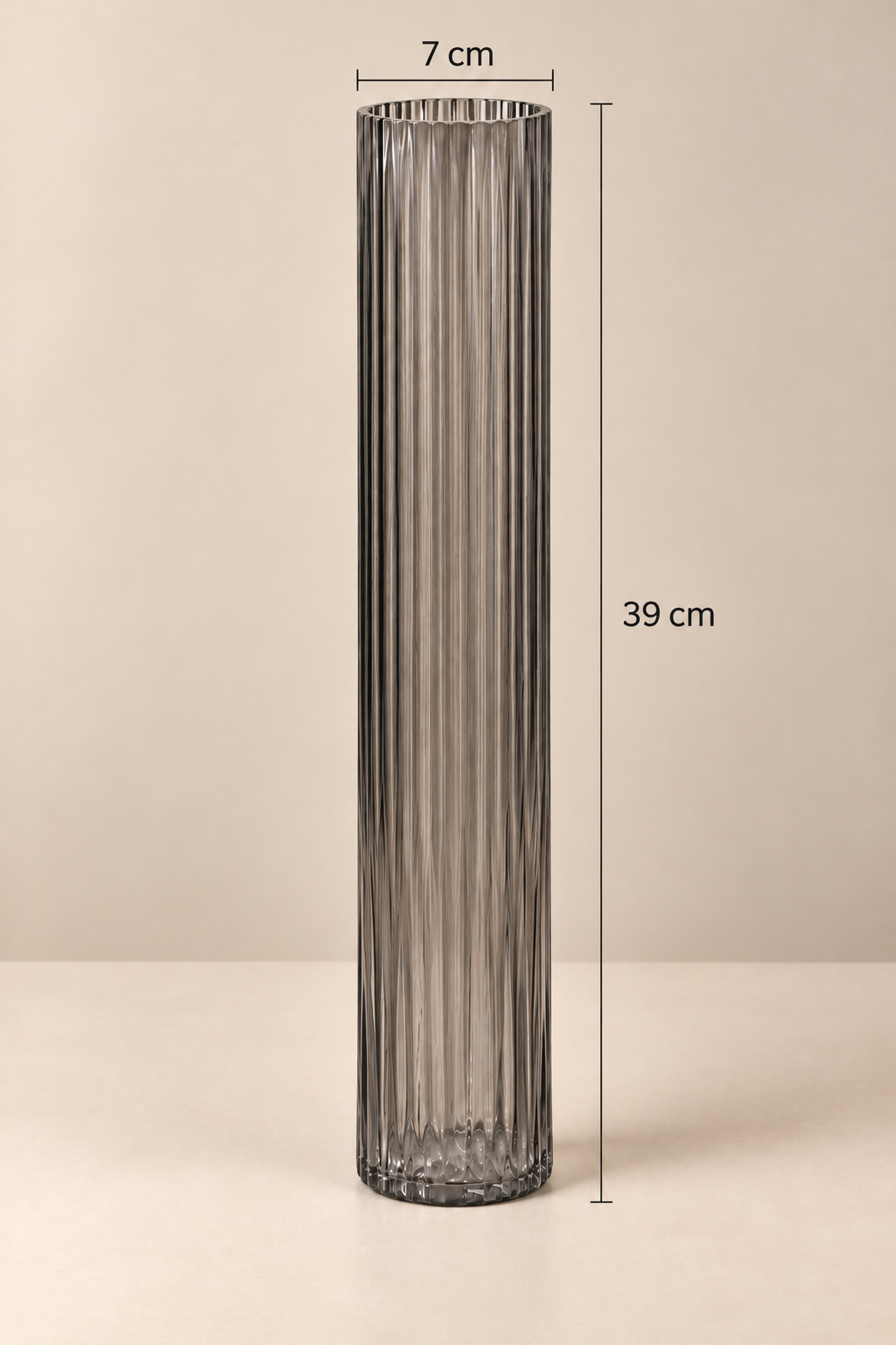 Renkli Cam Uzun Vazo - 39 cm ROLYF.BYK*MV-2888* 16*