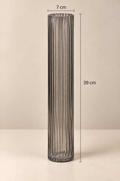 Renkli Cam Uzun Vazo - 39 cm ROLYF.BYK*MV-2888* 16*