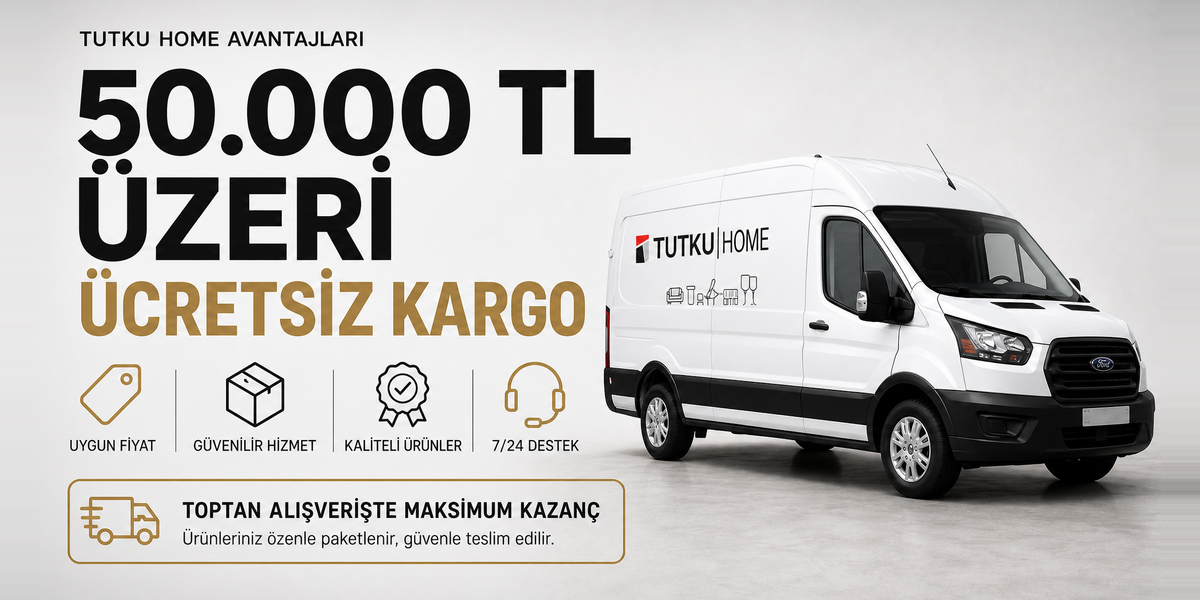 50.000 TL üzeri ücretsiz kargo