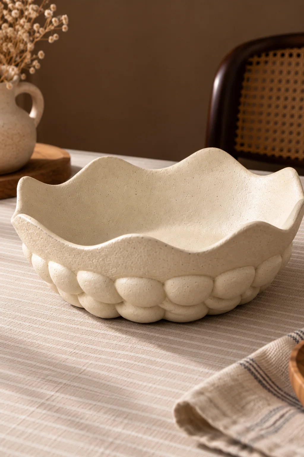 Traverten Akasya Dekor Kasesi 29 cm *45713*6* TUTKU-3850