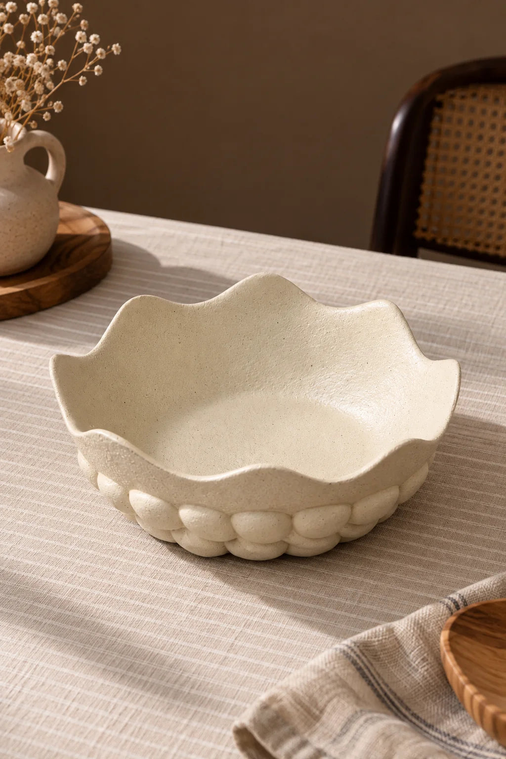 Traverten Akasya Dekor Kasesi 29 cm *45713*6* TUTKU-3850