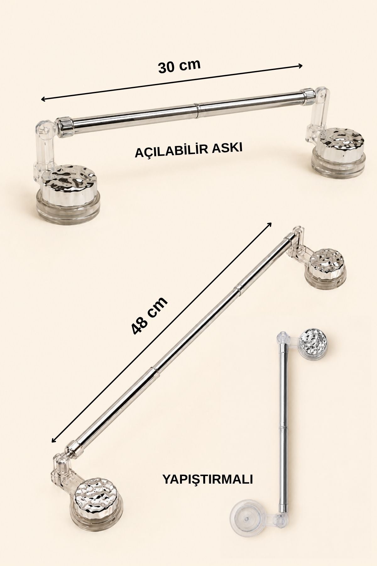 Yapışkanlı Açılır Banyo Havluluk KOD: TUTKU-3284