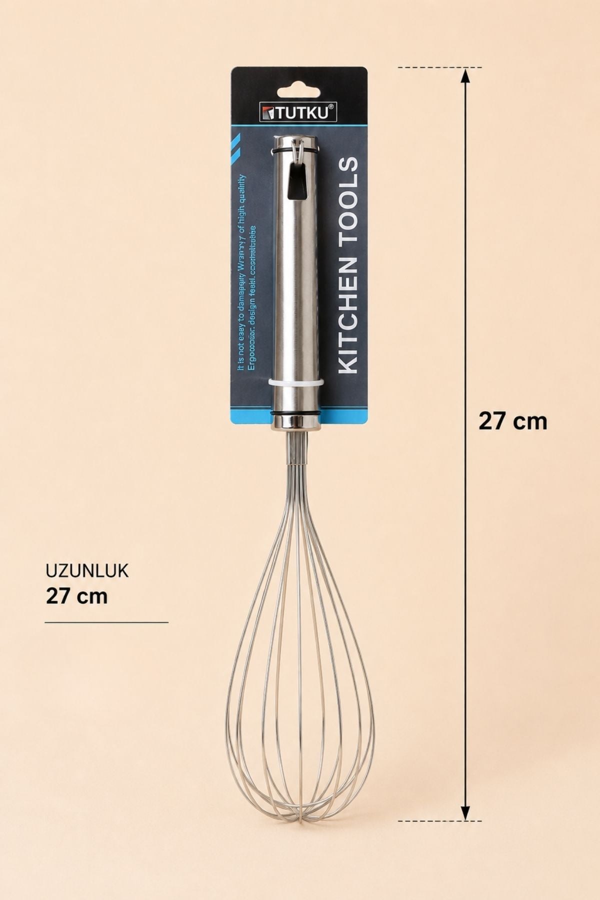 27 Cm Çelik Çırpıcı KOD: TUTKU-3356