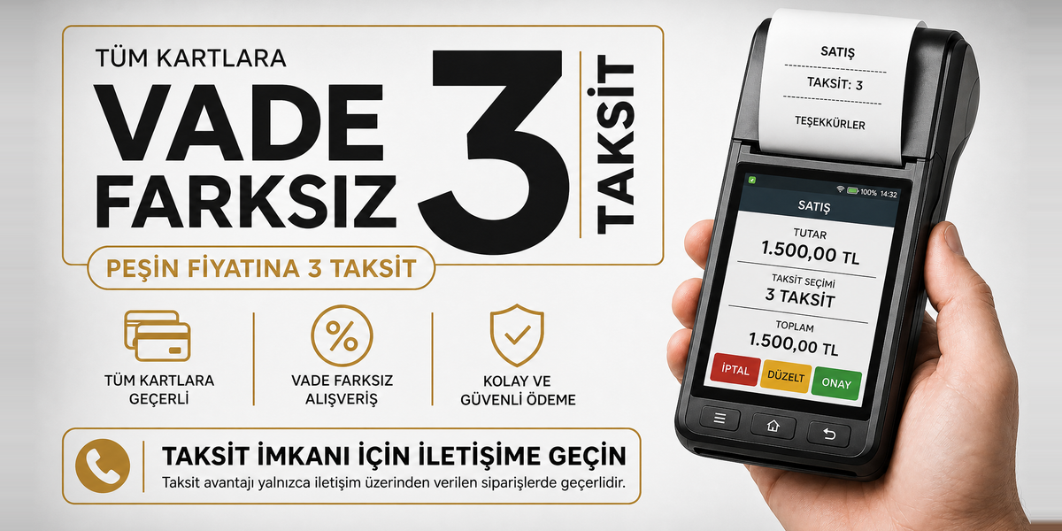 Vade farksız 3 taksit